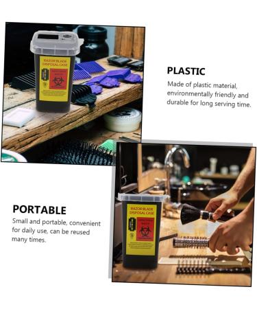 FRCOLOR 10 STK Blade Storage Box | Razor Funds Store & Cutter Movement Storage | Plastic Square Mussel Bowl for Business & Friseurfarf - Buy Online on GoSupps.com