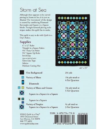 Eleanor Burns Signature Patterns: The Storm at Sea Quilt Pattern - Buy Online on GoSupps.com