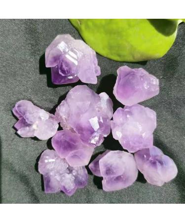 Natural Amethyst Raw Quartz Small ClusterReiki Stone Crystal Point Specimen Home Decor Raw Crystals NaturalReiki Decoration (Color : 1pc Weight 3-8g Size : 200g) 200g 1pc Weight 3-8g - Buy Online on GoSupps.com