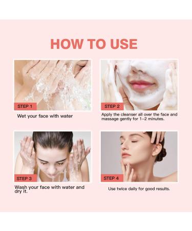 Glutathione Face Cleanser - Glutathione Face Wash With Aloe & Vitamin C Hydrating Facial Cleanser Gentle Cleanse Cleaning Pores Moisturising Cleanser For Dry Skin Acne Prone & Sensitive Skin - Buy Online on GoSupps.com