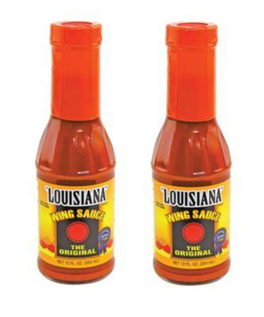 Louisiana Wing Sauce Original 12 Oz - Pack of 2 | Authentic Cajun Flavor - Buy Online on GoSupps.com