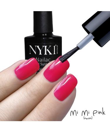 NYK1 NAILAC - HOT SPICE - Professional Gel Nail Polish - UV and LED Drying - Quick Soak Off Gel Polish 10ml - Over 100 Gel Nail Polish Colours Colours to Choose From! - Buy Online on GoSupps.com