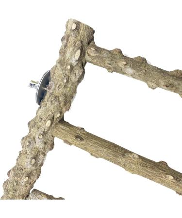 Allazone 3-Piece Nature Bird Accessories Set | Wooden Ladder Pole & Toys for Parrots & Canaries - International Shipping Available - Buy Online on GoSupps.com