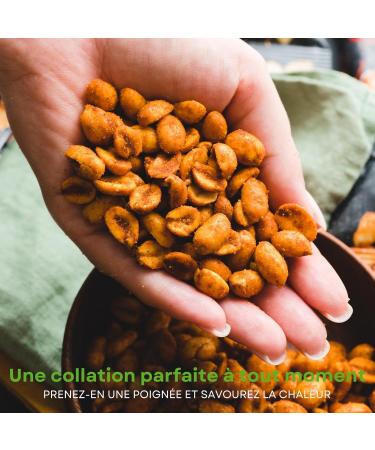 Poppamies Peanuts with jalapeno and cheese - Spicy nuts are a great choice for snacking - Gluten free - Spicy: Medium - 150g - Buy Online on GoSupps.com
