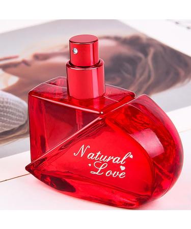 VEFSU Heart Shaped Women's Perfume Long Lasting Eau De Toilette Spray 50ML Travel Portable (Red One Size) 1 Fl Oz (Pack of 1) Red - Buy Online on GoSupps.com