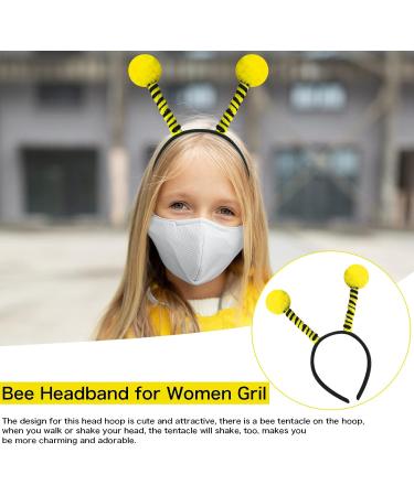 Bumble Bee Headband 6 Pack for Women & Kids - Festive Tentacle Hair Bands for Halloween & Christmas - Buy Online on GoSupps.com