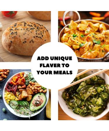 Berrilys Organic Black Cumin Seeds 284 GR Also Known as Nigella Sativa Kalonji and Black Cumin Seeds Used as Spice and Health Food Halal Vegan Gluten Free - Buy Online on GoSupps.com