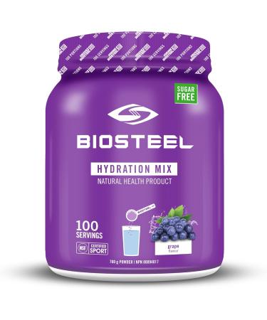 BioSteel Hydration Mix (Grape Flavor + Watermelon Flavor) | Great Tasting Zero Sugar Hydration | 200 Servings 700 g (Pack of 1) Hydration Mix+Hydration Mix Watermelon - Buy Online on GoSupps.com