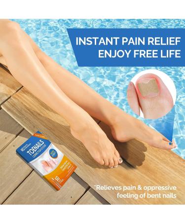 Ingrown Toenail Treatment Kit - 50Pcs No Glue Corrector Patch & Tools - Protect and Repair Ingrown Nails - Buy Online on GoSupps.com