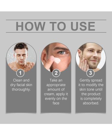 Shantou Youjia 2 pieces face cream for men moisturizing concealer for men face cream moisturizer for face as a day and night cream antiaging face care - Buy Online on GoSupps.com