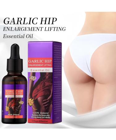 Garlic Hip Enlargement Lifting Oil garlic hip oil with herbal extracts firming body oil for naturally beautiful contours massage oil for the care of hips and buttocks for a - Buy Online on GoSupps.com