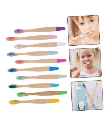 FRCOLOR Travel Toothbrush Set - 10pcs Kid & Household Soft Toothbrushes for Easy Travel | Creative Portable Tooth Brushes - Buy Online on GoSupps.com