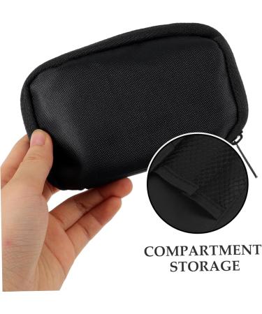 Healifty 2pcs Blood Meter Storage Bag Zipper Storage Bags Portable Meter Case Carrying Bag Black 13x8.5cm - Buy Online on GoSupps.com