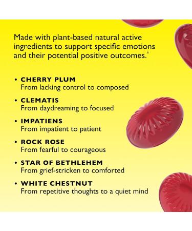 RESCUE Bach Sleep PASTILLES, Black Currant Flavor, Sleep Aid Lozenges, No Melatonin, Homeopathic, Flower Essences, 35 Count - Buy Online on GoSupps.com