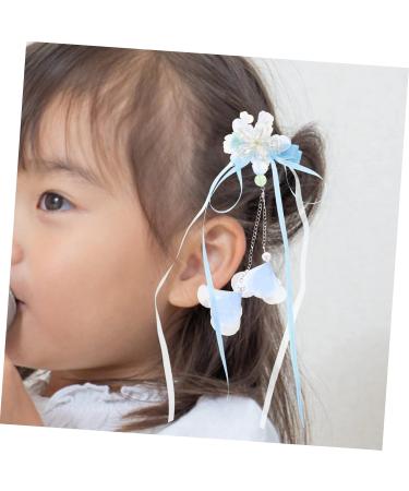 minkissy 3 Pairs Tassel Hair Clip Blue Hair Accessories Hair Accessories Kid Hair Accessories Headpiece Kids Hair Accessories Retro Hair Clip Hairpin Hanfu Child - Buy Online on GoSupps.com