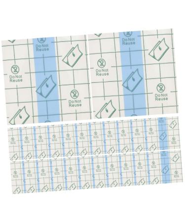 Zerodeko Palettes de Maquillage Jetables Auto-Adh sives 6 CM Film PU Transparent tanche 100 Pi ces pour M lange de Couleurs Fond de Teint Liquide et Vernis Ongles Accessoires