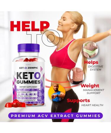 KetoZempic Gummies - Advanced Weight Loss with K3 Spark for 60 Days - Buy Online on GoSupps.com