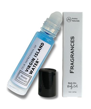 Vanilla Scented Cologne for Men - Alternative Fragrance Body Oil Roll on Perfume for Man Enhanced Scents Parfum Travel Size Oil Sampler (CreedVirginIsland-Inspired)