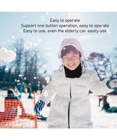 Soft Black Heating Scarf - Versatile Electrically Heated Neck Wrap with 3 Adjustable Temperatures for Autumn Comfort - Buy Online on GoSupps.com