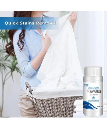Laundry Booster - Laundry Brightener Clothes Bleach | High Efficiency Enzyme Odor Removal Stain Remover for White Shirt Dress Sheets White Fabric Klufo - Buy Online on GoSupps.com