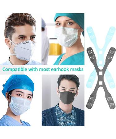 Jinchan Silicone Ear Hook Extender - Adjustable Anti-Slip Masket Holder for Kids & Adults | 20 Pieces - Buy Online on GoSupps.com