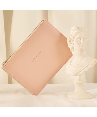 Estella Bartlett Faux Leather Pouch in Powder Pink | Stylish & Durable International Shipping Available - Buy Online on GoSupps.com