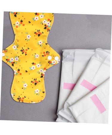 Hemoton 4Pcs Bamboo Charcoal Pad - Reusable Menstrual Cloth Pads for Women - Buy Online on GoSupps.com