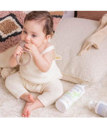 EVOLUDERM - Soft Baby Face & Body Lotion - 500 ml - 98% Natural Origin - Vegan - Made in France - Pack of 3 x 500 ml - Buy Online on GoSupps.com