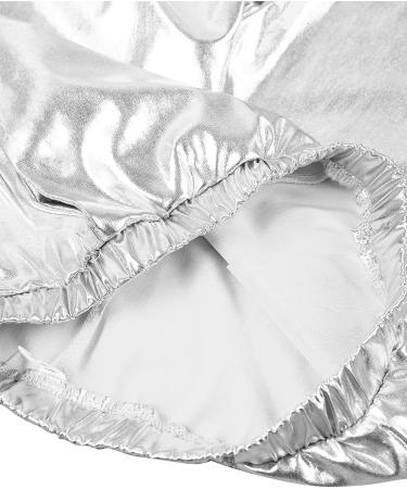 Zdhoor Kids Metallic Dance Harem Pants - Silver, 8 Years | Modern Hip Hop Street Dancewear - Buy Online on GoSupps.com