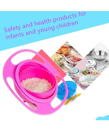 DZCYAOHL 360 Degrees Gyro Bowl - Unspillable Toddler Snack Bowl in Red - Buy Online on GoSupps.com