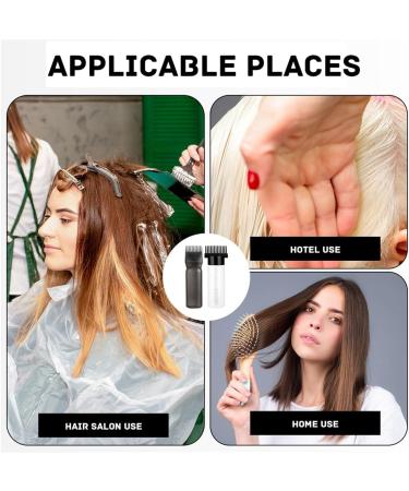 Hair Oil Applicator Bottle Root Comb Applicator Bottles Hair Dye Brush Bottle with Graduated Scale for Scalp Treatment Essential and Hair Coloring Dye Hair Coloring Home Salon Supplies 3 Pack - Buy Online on GoSupps.com