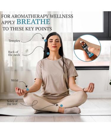 Breathe Essential Oil Roll on 10 ml and Organic Castor Oil 30 ml - Buy Online on GoSupps.com