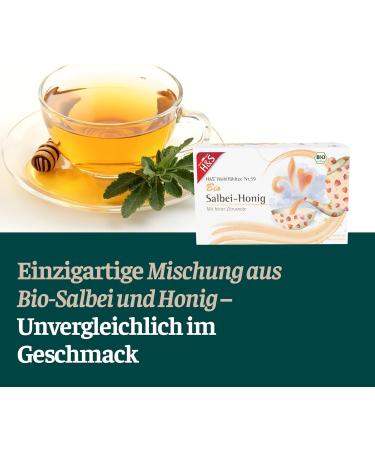  H & S H&S Organic Sage-Honey Tea Filter Bags 2 g Pack of 20 - Buy Online on GoSupps.com