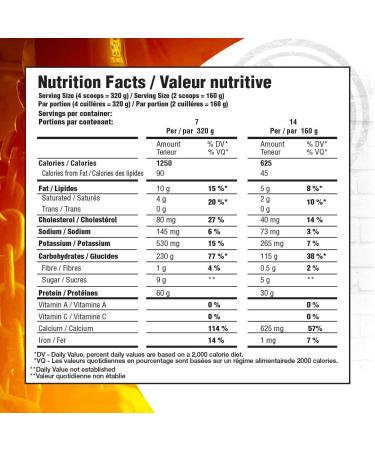 Interactive Nutrition Mammoth Mass Supplement 5 lbs Banana - 2.2kg - Buy Online on GoSupps.com