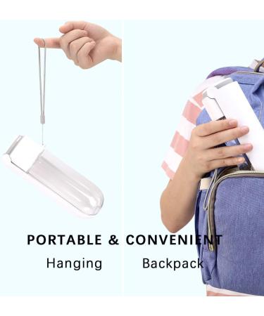 Shop KQPIINW 420ml Portable Pet Water Bottle - Ideal for Dogs & Cats | Safe Spout Design for Hiking Walking & Running - Purple - Buy Online on GoSupps.com