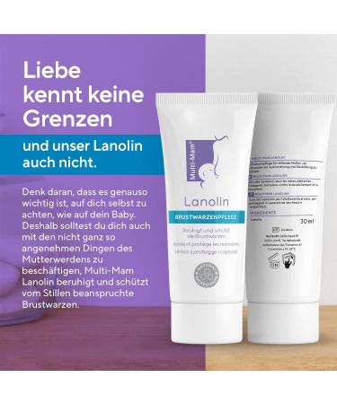 Multi-Mam Lanolin Nipple Cream 30ml - Fast Relief for Sore Nipples - Safe for Breastfeeding Mothers and Babies - Buy Online on GoSupps.com
