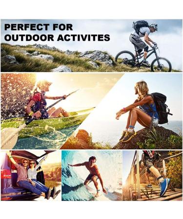 12 Pack Natural Mosquito Repellent Bracelet Set | Safe for Kids & Adults | Waterproof Insect Wristband with 24 Stickers | Indoor/Outdoor Protection | Up to 300Hrs - Buy Online on GoSupps.com