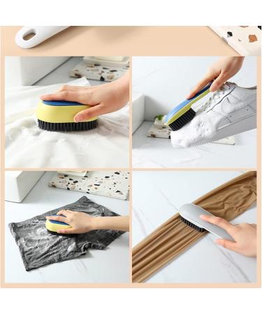 Household Laundry Scrub Brush Brush Soft Bristle Brush for Clothes Shoes Sneaker Portable Soft Plastic Cleaning Washing Brush with Comfortable Grip(2 pcs) - Buy Online on GoSupps.com