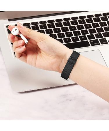 Fintie Elastic Bands Compatible with Fitbit Inspire 2 / Inspire HR/Inspire  Adjustable Stretchy Nylon Loop Band Breathable Replacement Strap Accessory Wristband  Black - Buy Online on GoSupps.com