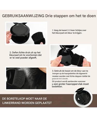 Renopfect Hairline Powder Long Lasting Hair Shadow Topper Powder With Applicator And Mirror Lightweight Root Covering For Granny Women For Instantly Thicker And Fuller Look 01 - Buy Online on GoSupps.com