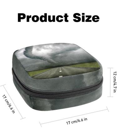 GIAPB Period Bag - Sanitary Napkin Storage & Travel Makeup Pouch - Landscape Color 3080 - Buy Online on GoSupps.com