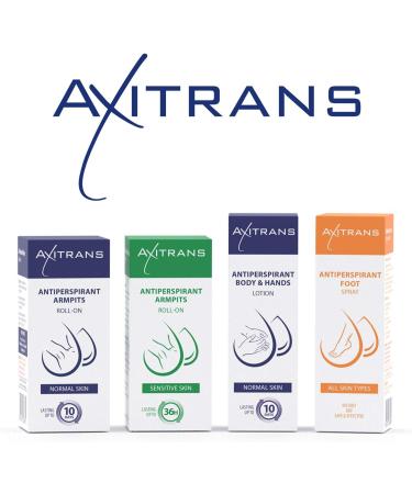 Axitrans Highest Strength Antiperspirant Roll On Deodorant | Lasts 10 Days | Sweat Protection for Men and Women | 20ml - Buy Online on GoSupps.com