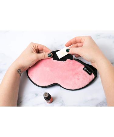 Redolence Aromatherapy Plush Sleep Mask Set with Lavender and Peppermint Essential Oils - Calm Sea Green - Buy Online on GoSupps.com