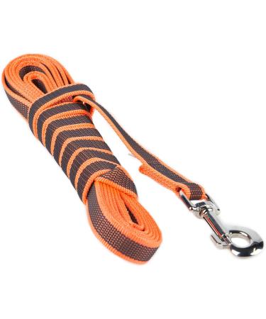 Buy IDC Color & Gray Rubberized Leash - 20mm x 5m with Loop - Durable & Stylish Orange-Gray Pet Leash for International Shipping - Buy Online on GoSupps.com