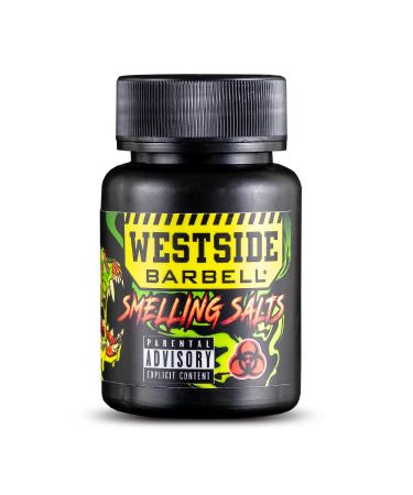 Westside Barbell Smelling Salts, Ammonia Inhalant for Athletes, Weight Lifting, Power Lifting, Increase Focus and Alertness (2 Oz, 1 Pack)