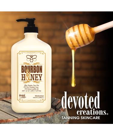 Devoted Creations Bourbon & Honey Moisturizer 18.25 oz | Deep Hydration for Skin - Buy Online on GoSupps.com