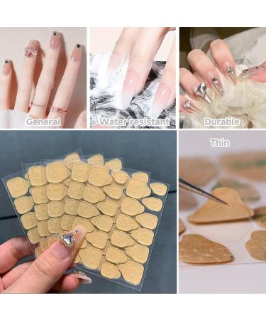  OVDGWC Thirty Sheets Nailed Adhesive Waterproof Nail Glue Double Nail Glue Transparent Nail Binding Tablets DIY Nail Accessories - Buy Online on GoSupps.com