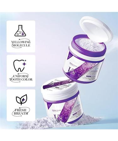 HLMULL V34 Teeth Whitening Powder Natural Mineral Powder for Teeth Tooth Restoration Mineral Powder Teeth Cleaning Powder Fresh Breath Stain Removal - Buy Online on GoSupps.com