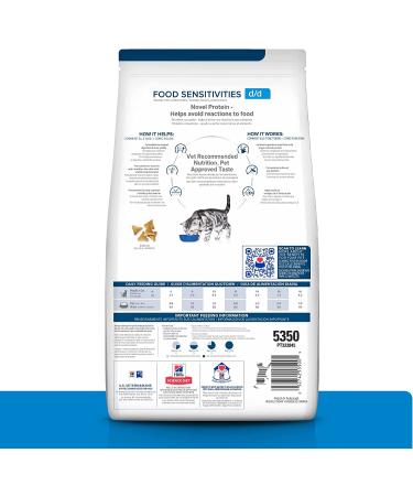 Hill's Prescription Diet d/d Skin/Food Sensitivities Venison Dry Cat Food 8.5lb - Pack of 1 - Buy Online on GoSupps.com