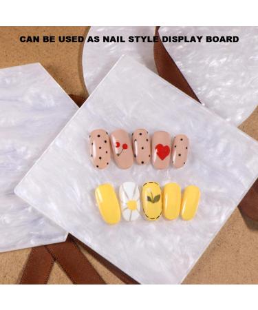 Nail Art Polish Mixing Plate Paint Mixing Nail Art Color Mixing Pallet Materials Understated And Elegant for Home Salon Shop - Buy Online on GoSupps.com